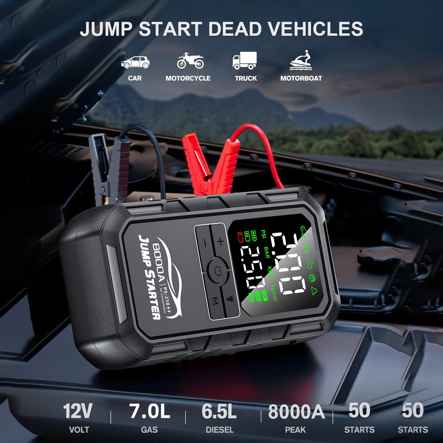 Battery Emergency Lighting Taking The Power To The Car